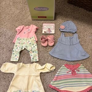 American Girl Bitty baby Mix& Match outfits. brand new in Box $60